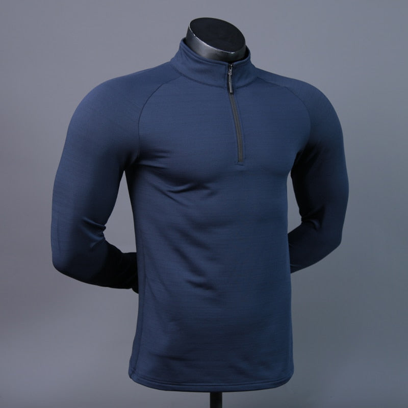 Compression long sleeve shirts for Outdoor workout and Running