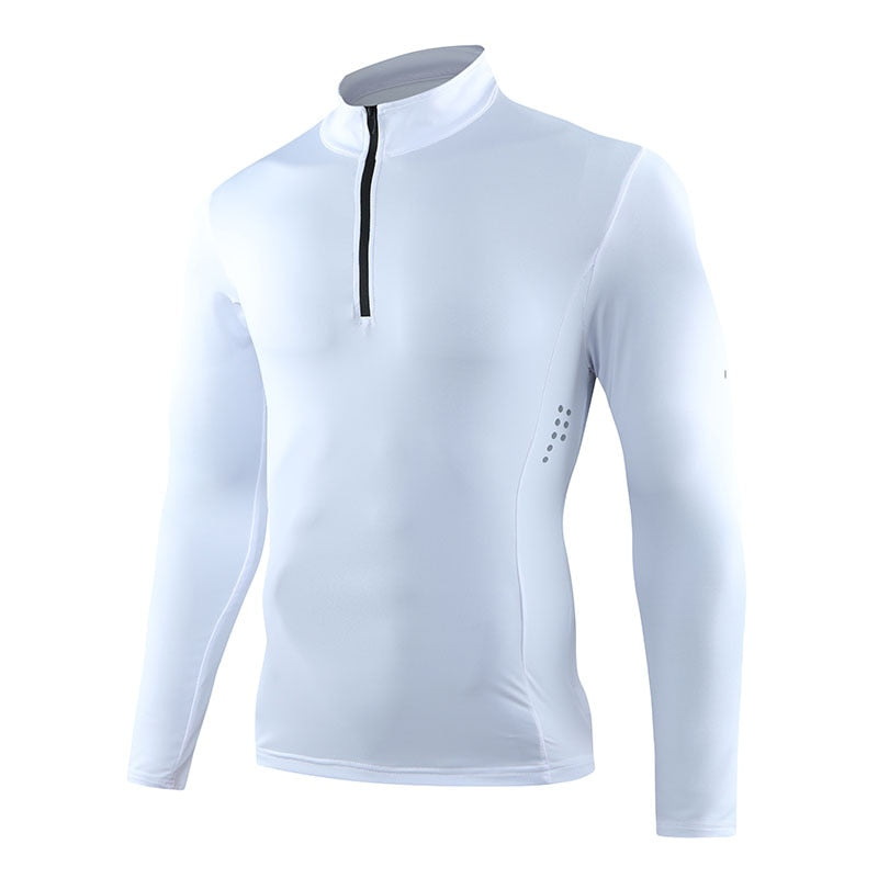 Men's Long Sleeve compression top for Running & Gym workouts Quick Drying