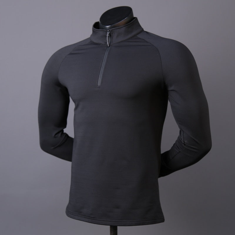 Compression long sleeve shirts for Outdoor workout and Running