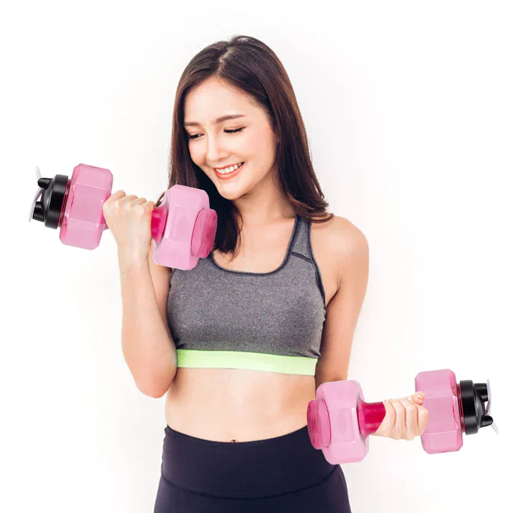 Dumbbell Waterbottle - Pink