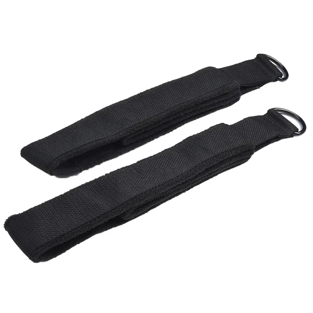 2PCS Pilates Double Loop Straps For Reformer Feet Fitness D-Ring Straps Handle Yoga Exercise Accessories For Home Gym Workout