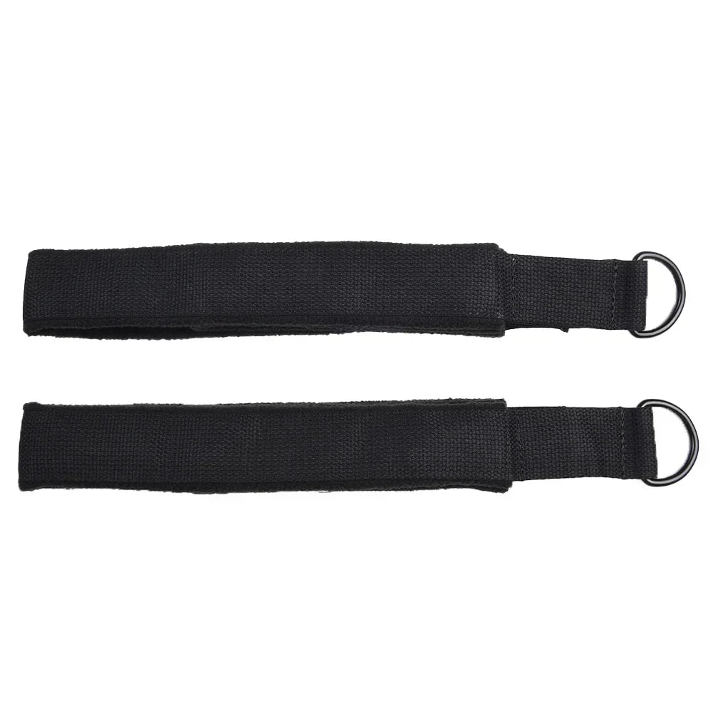 2PCS Pilates Double Loop Straps For Reformer Feet Fitness D-Ring Straps Handle Yoga Exercise Accessories For Home Gym Workout