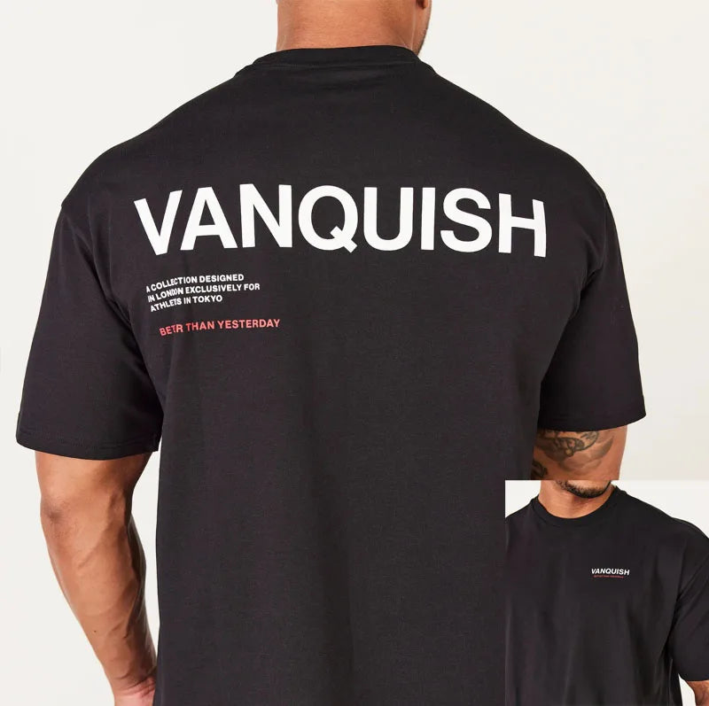 2025 Men's and Women's Fitness Short-sleeved T-shirts, Loose Cotton Round-neck T-shirts, Trendy and Fashionable