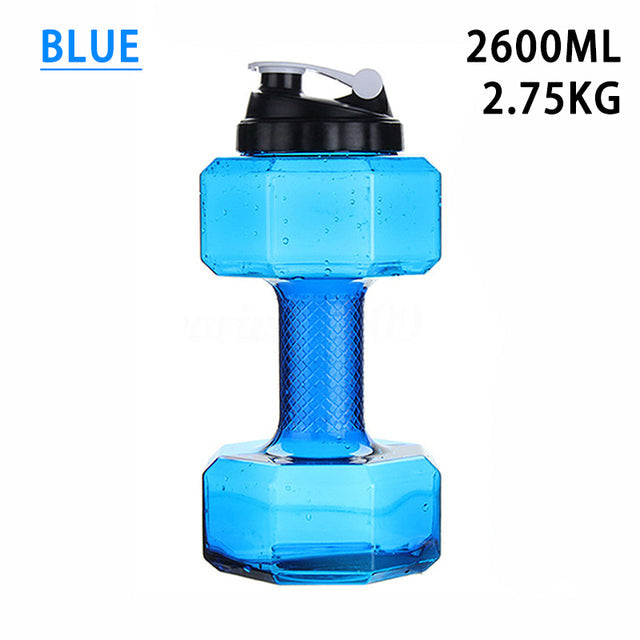 Dumbbell Waterbottle - Blue