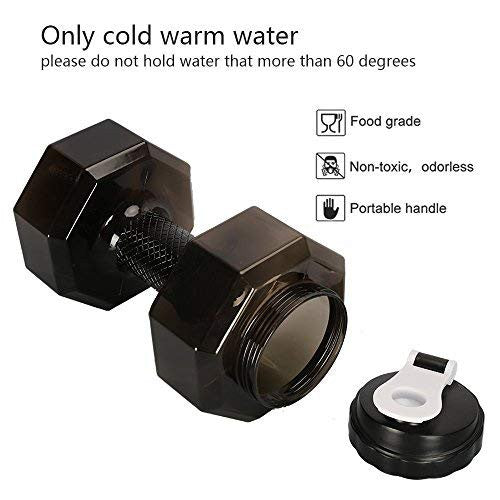 Dumbbell Waterbottle - Black