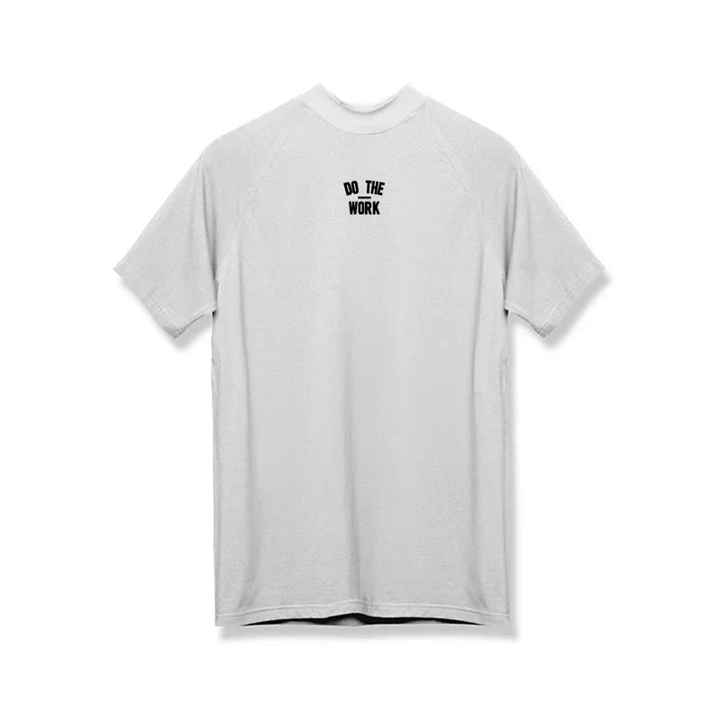 Elastic Casual T-shirt Running Bodybuilding Tights Short-sleeved