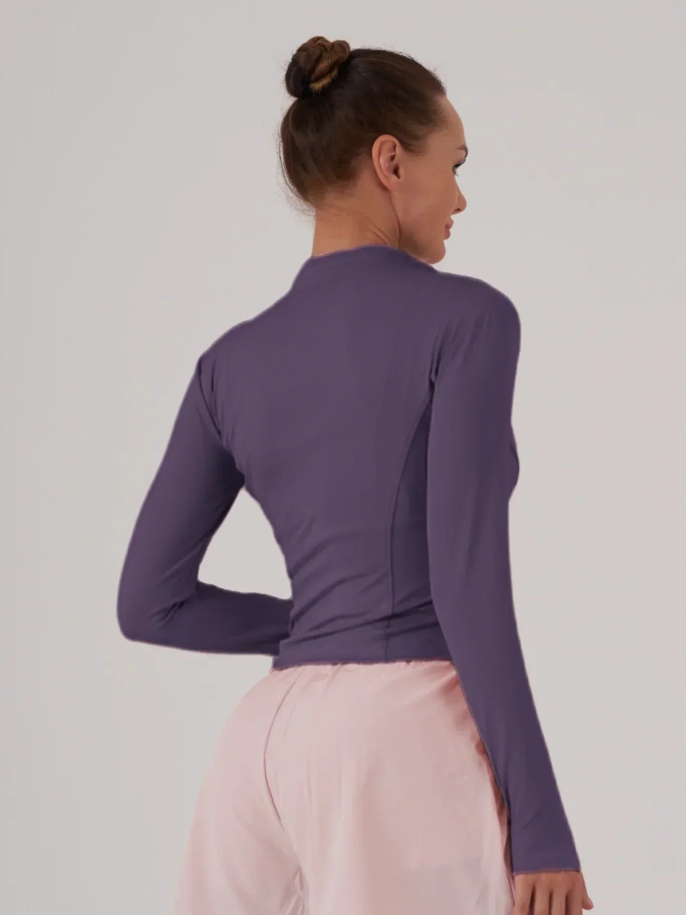 Fitfemme Sports Jacket Women Zip Fitness Yoga Shirt Winter Warm Gym Top Activewear Running Coats Workout Clothes For Cycling