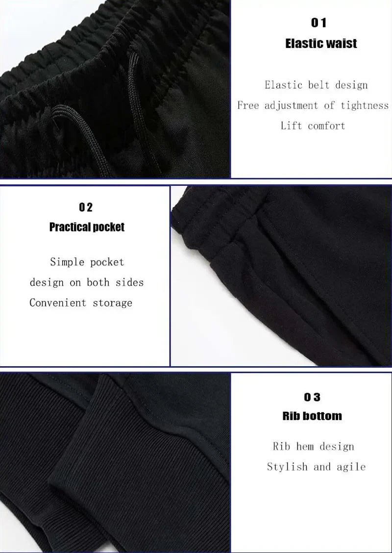 2025 Men's Jogging Pants Men Clothing Tracksuit Pants Fashion Sweatpants Jogger Men Brushed Gym Women's Autumn Winter Trousers