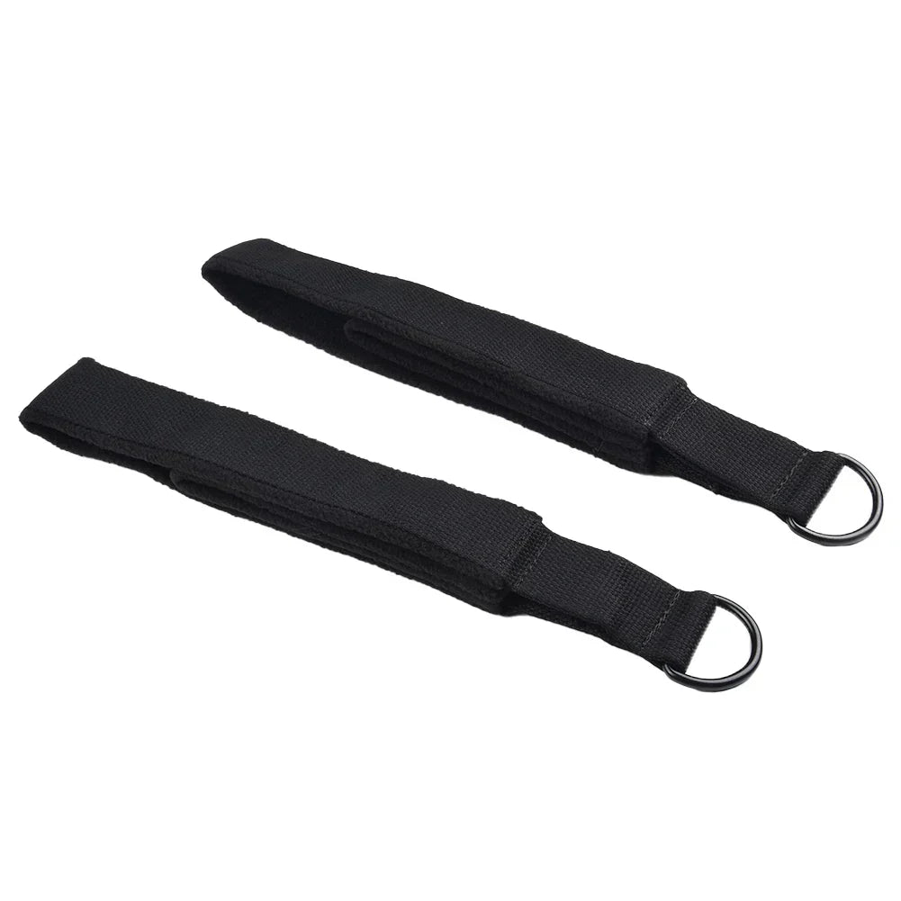 2PCS Pilates Double Loop Straps For Reformer Feet Fitness D-Ring Straps Handle Yoga Exercise Accessories For Home Gym Workout