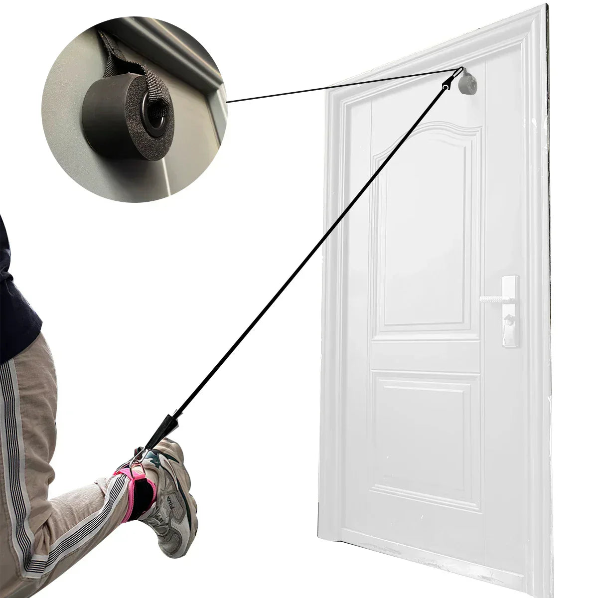 Fitness Ankle Straps Adjustable D-Ring Support Cuffs Gym Leg Excercises Training Workouts Sports Fit Guard Safety Abductors