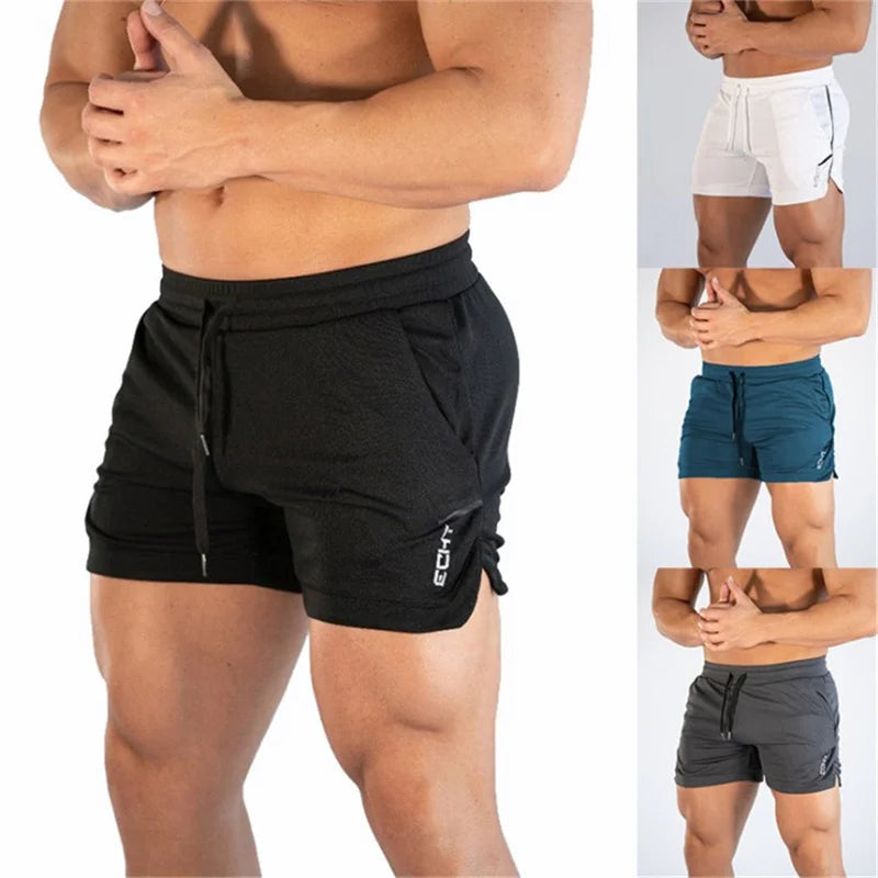 2025 NEW Fitness sports Shorts Man Summer Gyms Workout Male Breathable Mesh shorts Quick Dry Beach Short Pants men Sportswear