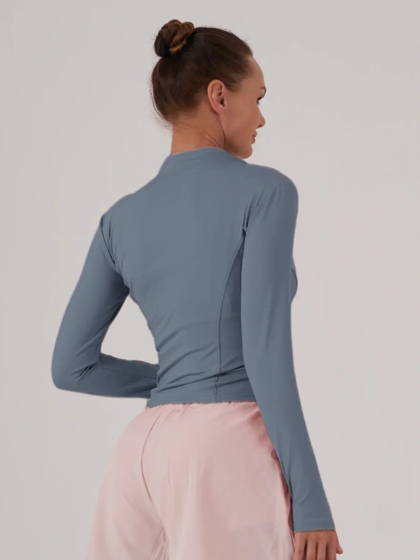 Fitfemme Sports Jacket Women Zip Fitness Yoga Shirt Winter Warm Gym Top Activewear Running Coats Workout Clothes For Cycling